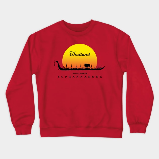 Royal Barge Crewneck Sweatshirt by KewaleeTee